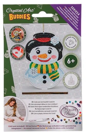 Crystal Art - Ornament: Snowman