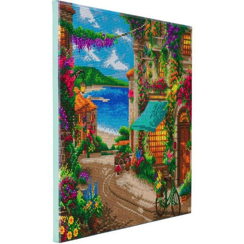 Crystal Art - PBN (Large) - Italian Cafe (Kinkade)