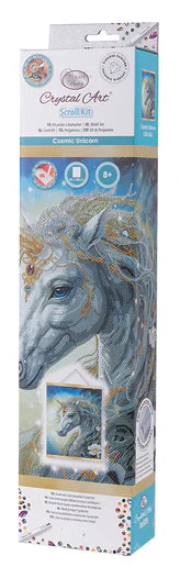 Crystal Art - Kit de création de tableau à décorer : Licorne Cosmique