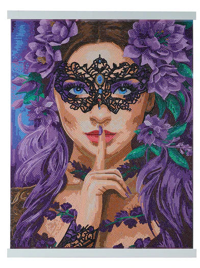Crystal Art - Scroll Kit: Floral Whisperer