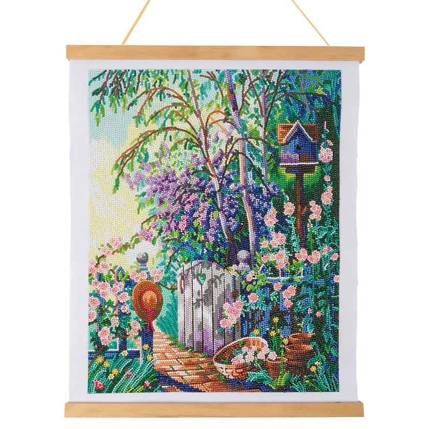 Crystal Art - Scroll Kit: Garden Stroll
