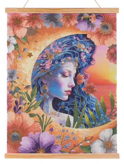 Crystal Art - Scroll Kit: Luna Goddess