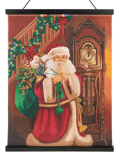 Crystal Art - Scroll Kit: Santa's Secret