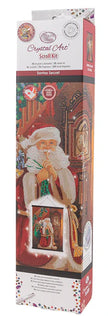 Crystal Art - Scroll Kit: Santa's Secret