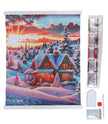 Crystal Art - Scroll Kit: Winter Sunset