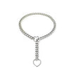 Cuban Adjustable Heart Shaped Necklace