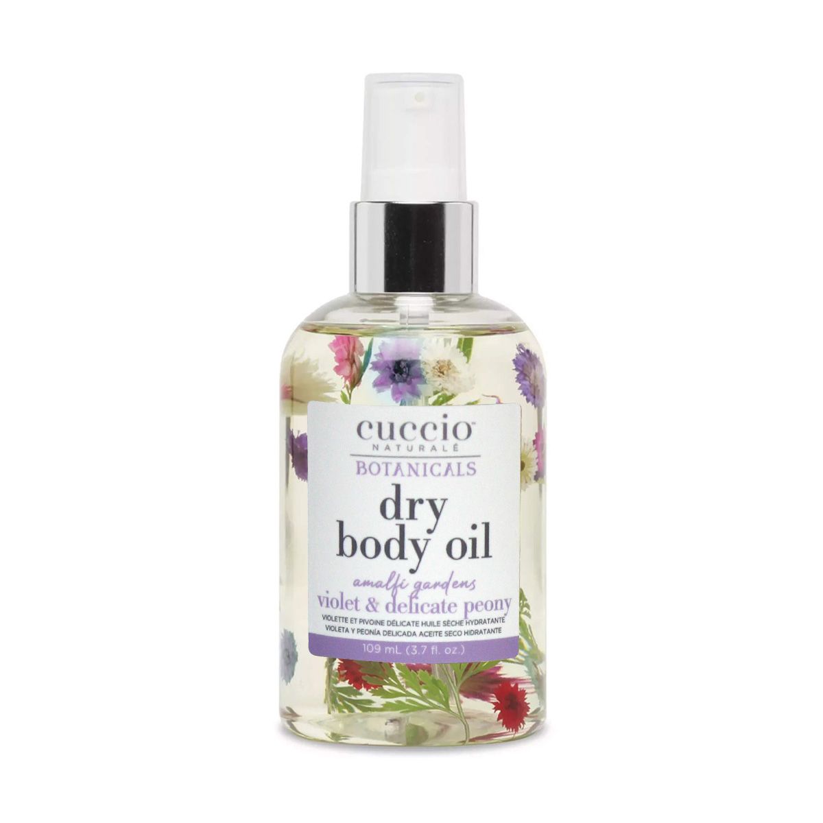 Cuccio - Botanicals Dry Body Oil Violet & Delicate Peony 109 ml