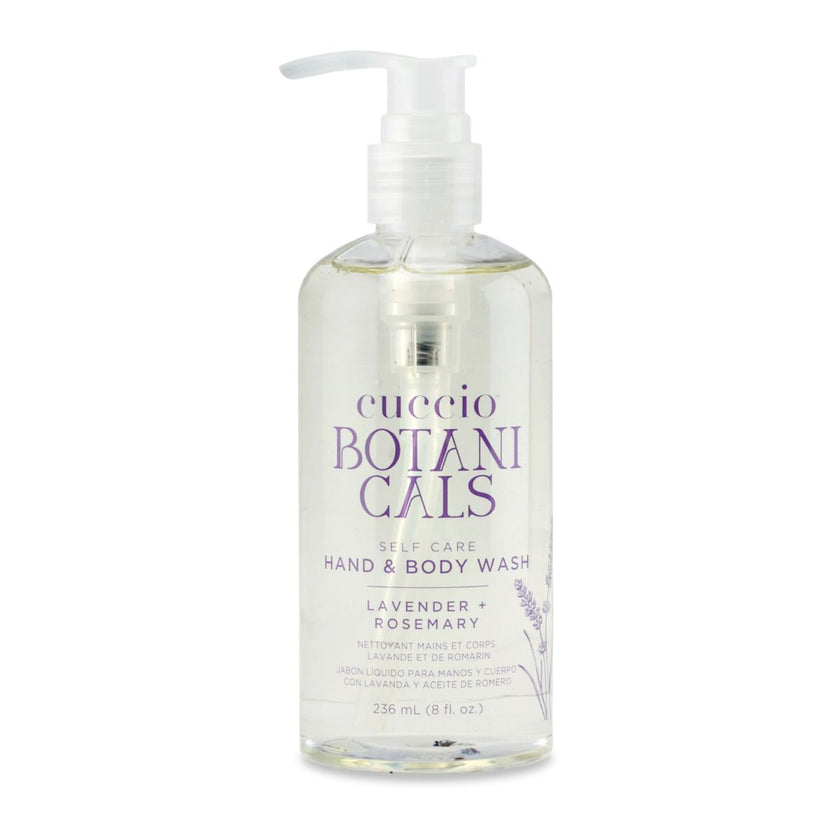 Cuccio - Botanicals Hand & Body Wash (Lavender+Rosemary) 236Ml
