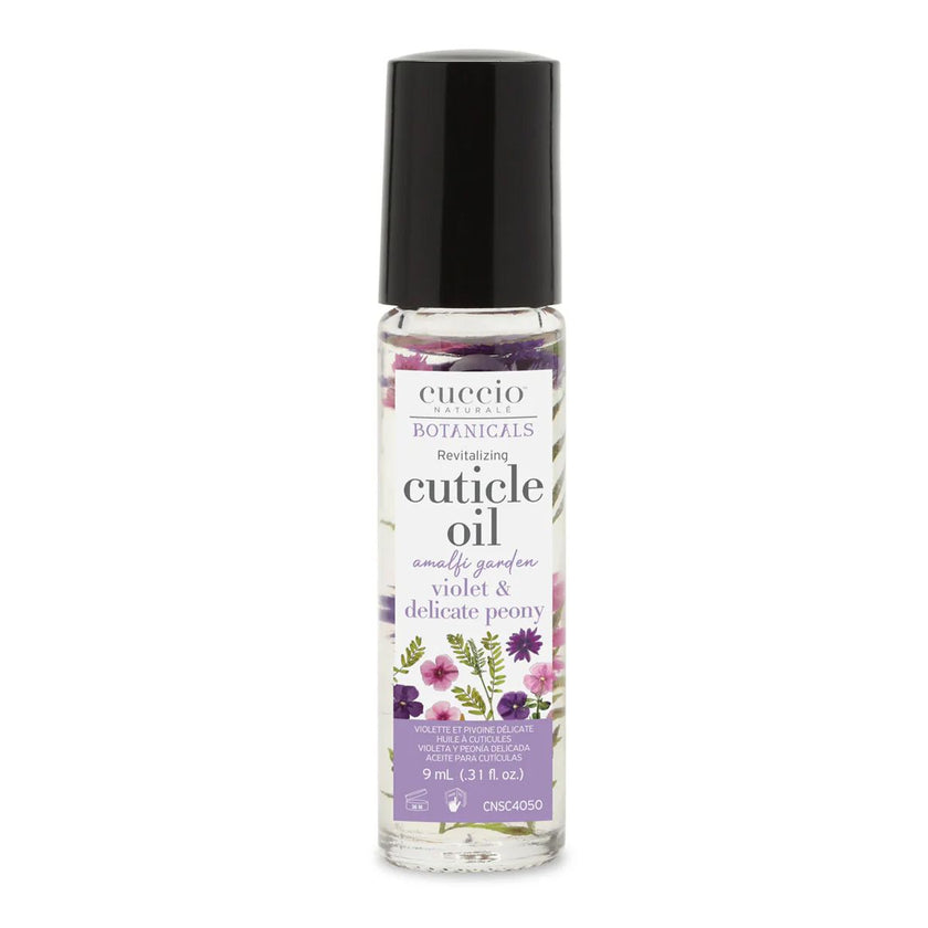 Cuccio - Botanicals Roll-On Cuticle Oil Violet & Delicate Peony 9 ml