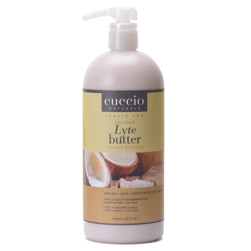 Cuccio - Butter Coconut & White Ginger/Coconut & Gingembre Beure 32Oz.