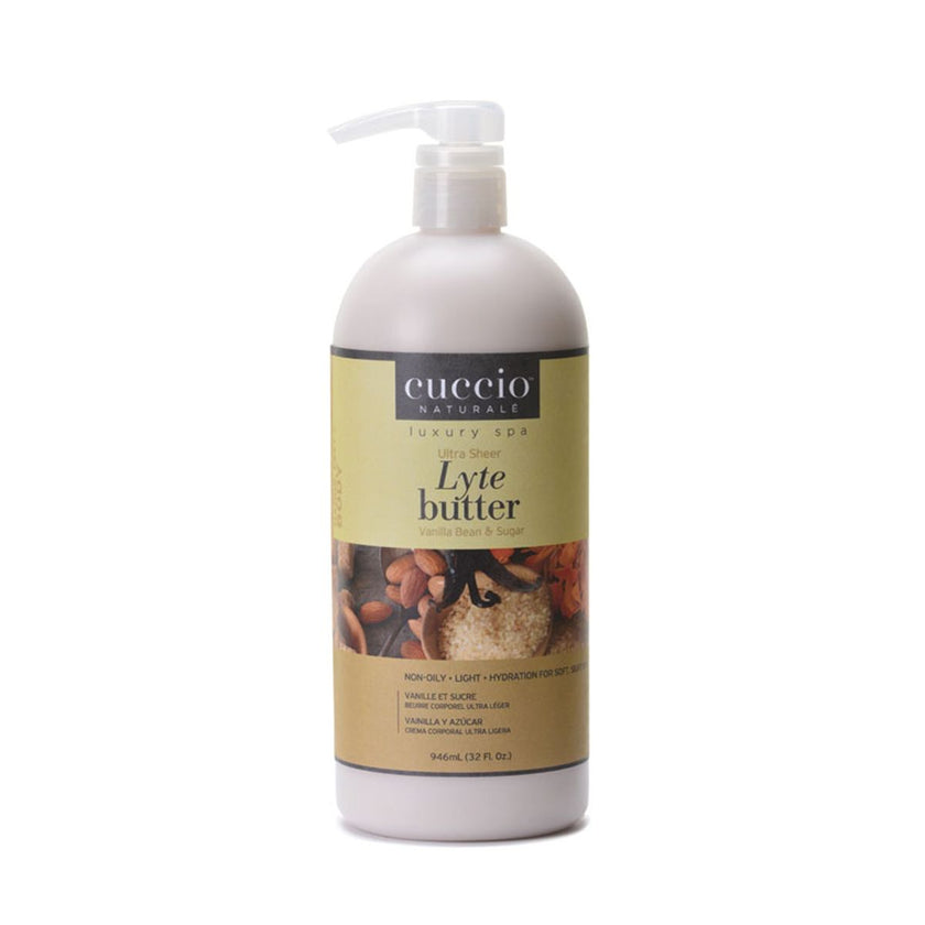 Cuccio - Lyte Ultra Sheer Vanila Bean & Sugarcane 32 Oz