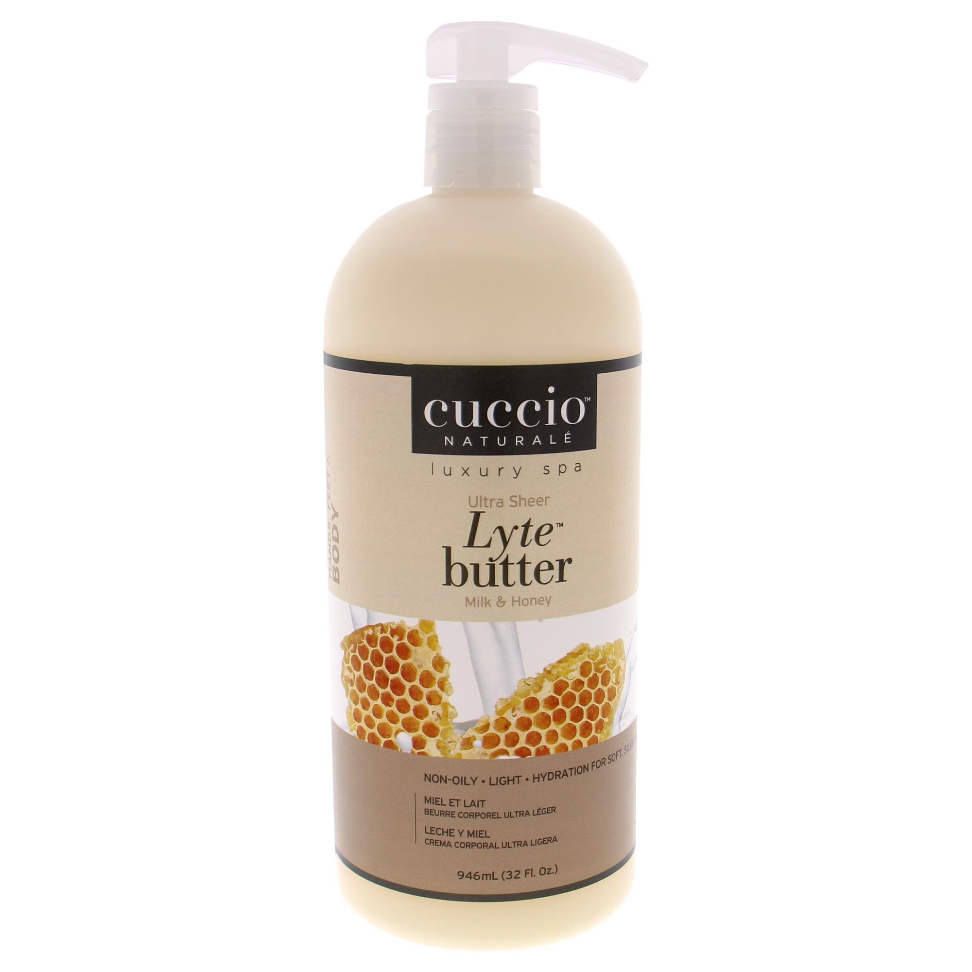 Cuccio - Lytes Ultra-Sheer Body Butter Honey & Soy Milk (32Oz)