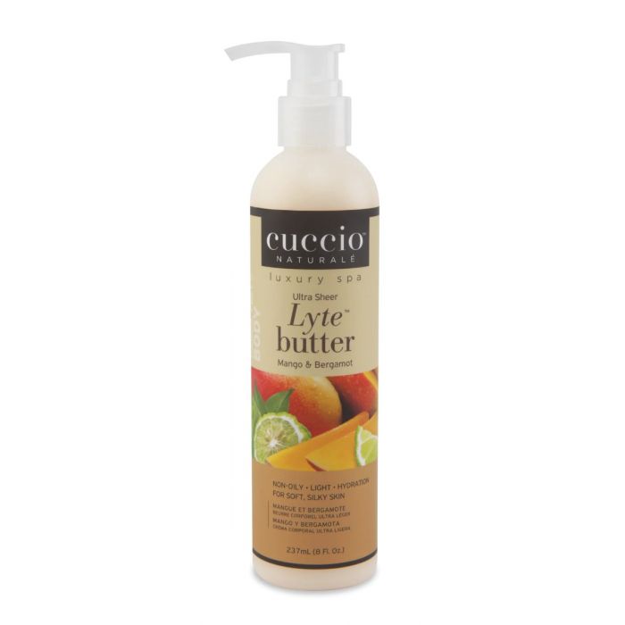 Cuccio - Lytes Ultra-Sheer Body Butter Mango & Bergamot (8Oz)