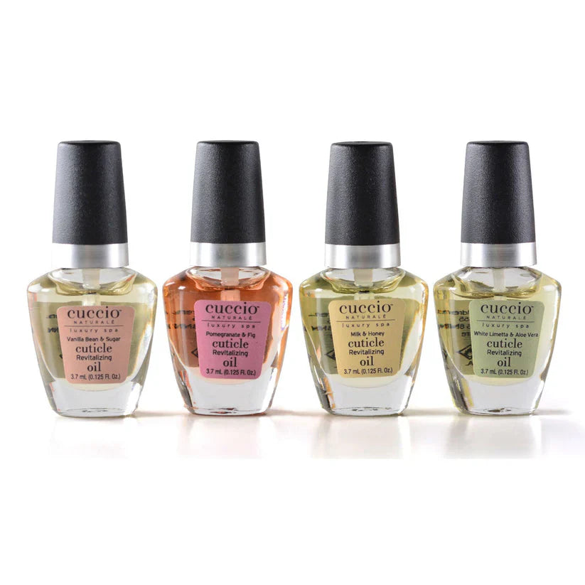 Cuccio - Huile Revitalisante pour Cuticules - Mini - Lot de 4 x 0.125oz