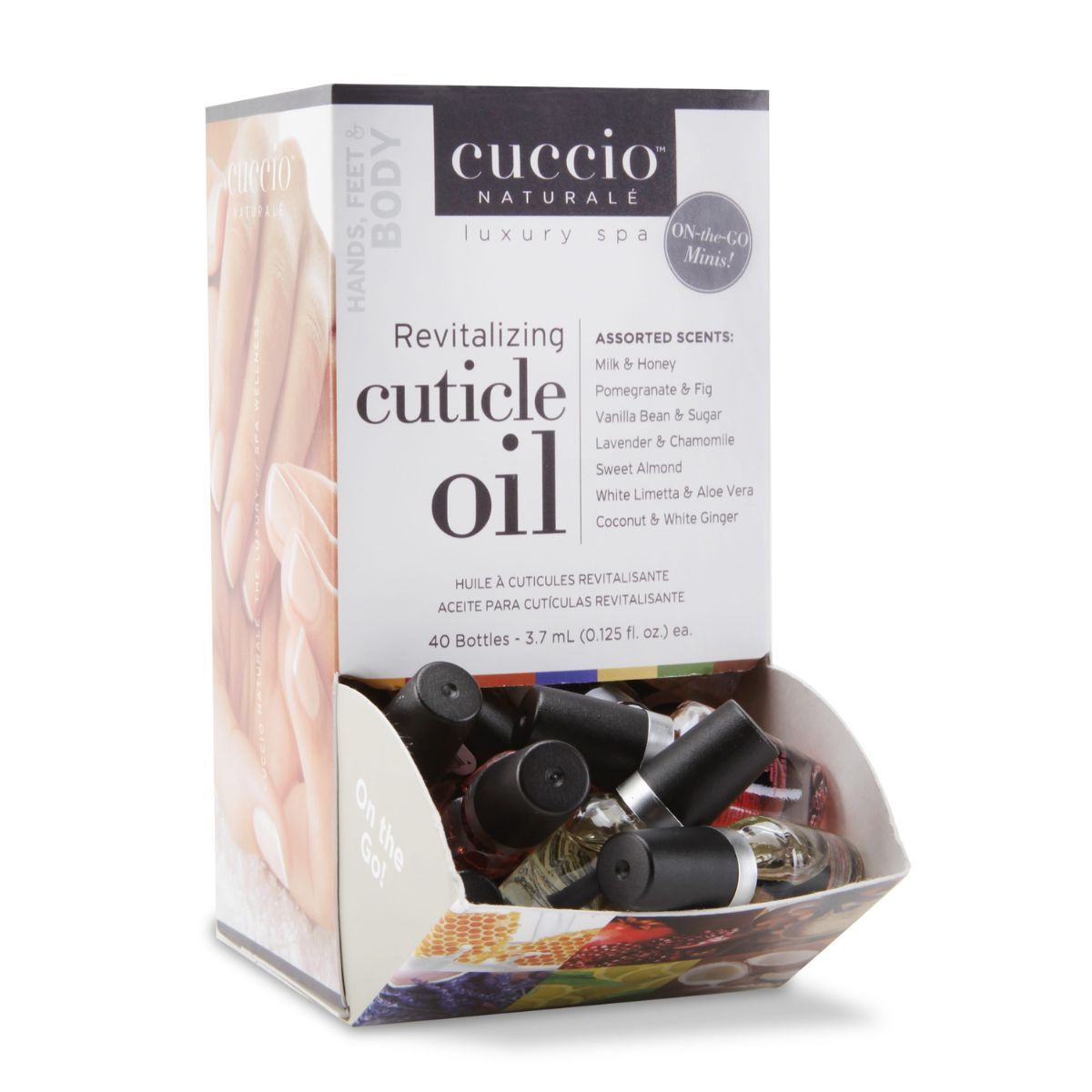 Cuccio - Revitalizing Mini Cuticle Oil Dispenser Assorted (40x 7ml) +