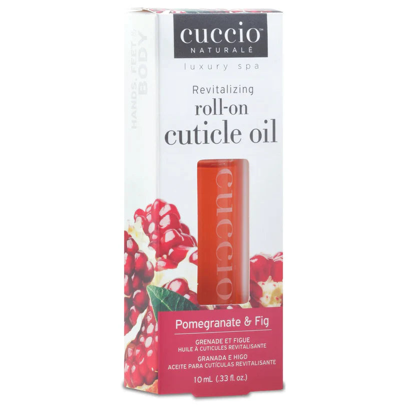 Cuccio - Huile pour cuticules en roll-on, grenade et figue, 10 ml