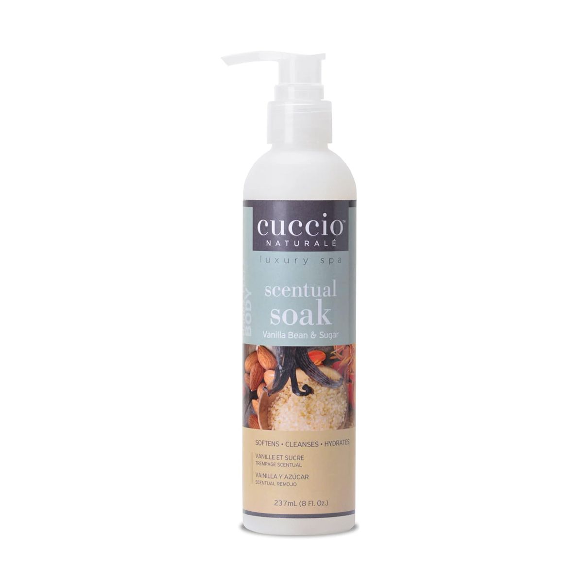 Cuccio - Scentual Soak Vanille et Sucre 237 ml