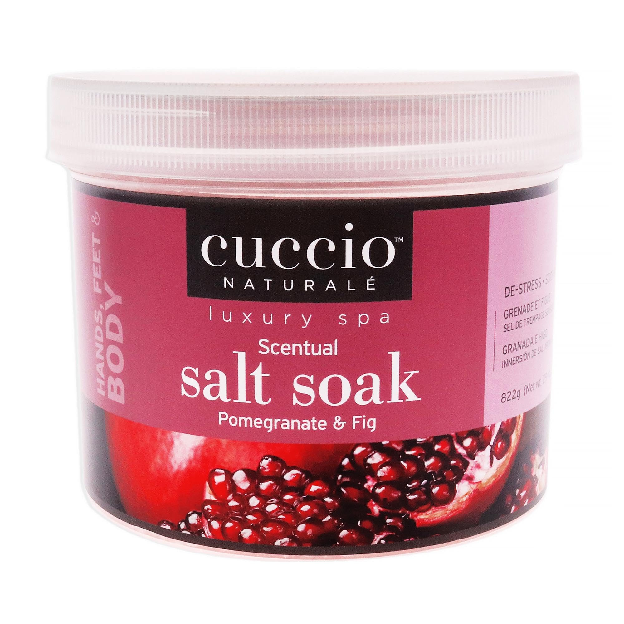 Cuccio - Sels De Trempage Détoxifiant/Detoxifying Salt Soak Pommegranate 29Oz