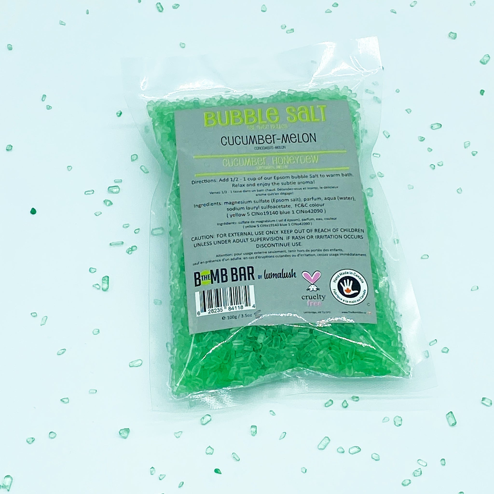 Bubble Salt Soak with Epsom Salt