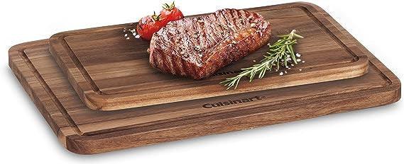 Cuisinart - Acacia Cutting Boards (17X15/ 15X10 )- 2Pk