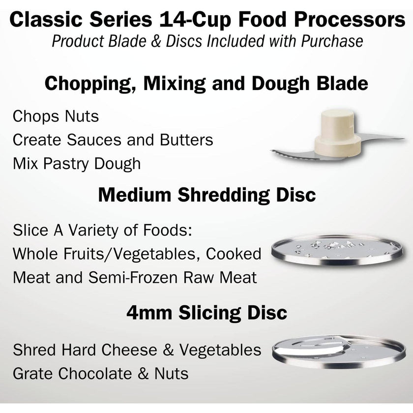 Cuisinart - Food Processor (SILVER)-14-Cup