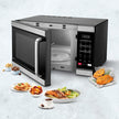 Cuisinart - Four à micro-ondes Delux 1000 Watts - Noir