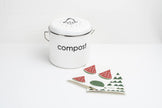 Cuisipro - All Purpose Eco-Cloth, SM 20x17cm Grn Triangle/Watermelon 2pk