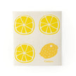 Cuisipro - Drap Eco-Nettoyant Multifonction, Petit Format 20x17cm, Rayures Jaunes/Citron, Lot de 2