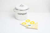 Cuisipro - Drap Eco-Nettoyant Multifonction, Petit Format 20x17cm, Rayures Jaunes/Citron, Lot de 2