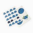 Cuisipro - All Purpose Eco-Cloth, SM 20x17x0.2cm Blue Dots/Blueberry 2pk