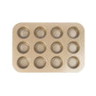 Cuisipro - Bakeware, Muffin Tray, 12 Cup 40x28.3x2.8cm carbon Carbon Steel