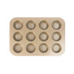Cuisipro - Bakeware, Muffin Tray, 12 Cup 40x28.3x2.8cm carbon Carbon Steel