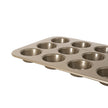 Cuisipro - Bakeware, Muffin Tray, 12 Cup 40x28.3x2.8cm carbon Carbon Steel