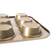 Cuisipro - Bakeware, Muffin Tray, 12 Cup 40x28.3x2.8cm carbon Carbon Steel