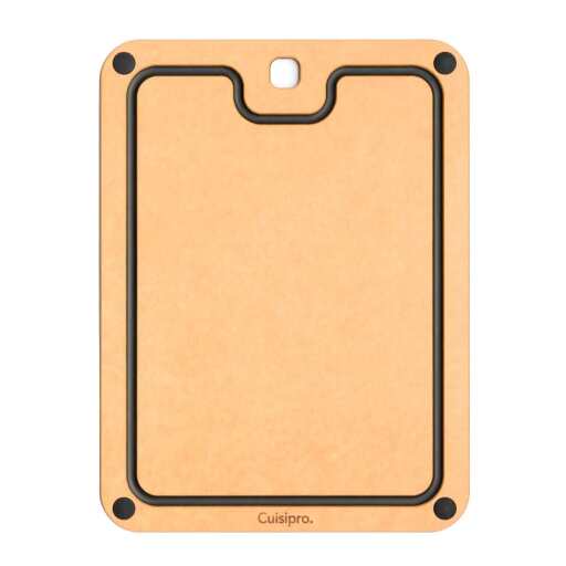 Cuisipro - Fibre Wood Board w/Silicon feet 30.5x22.9x0.6cm,Natural