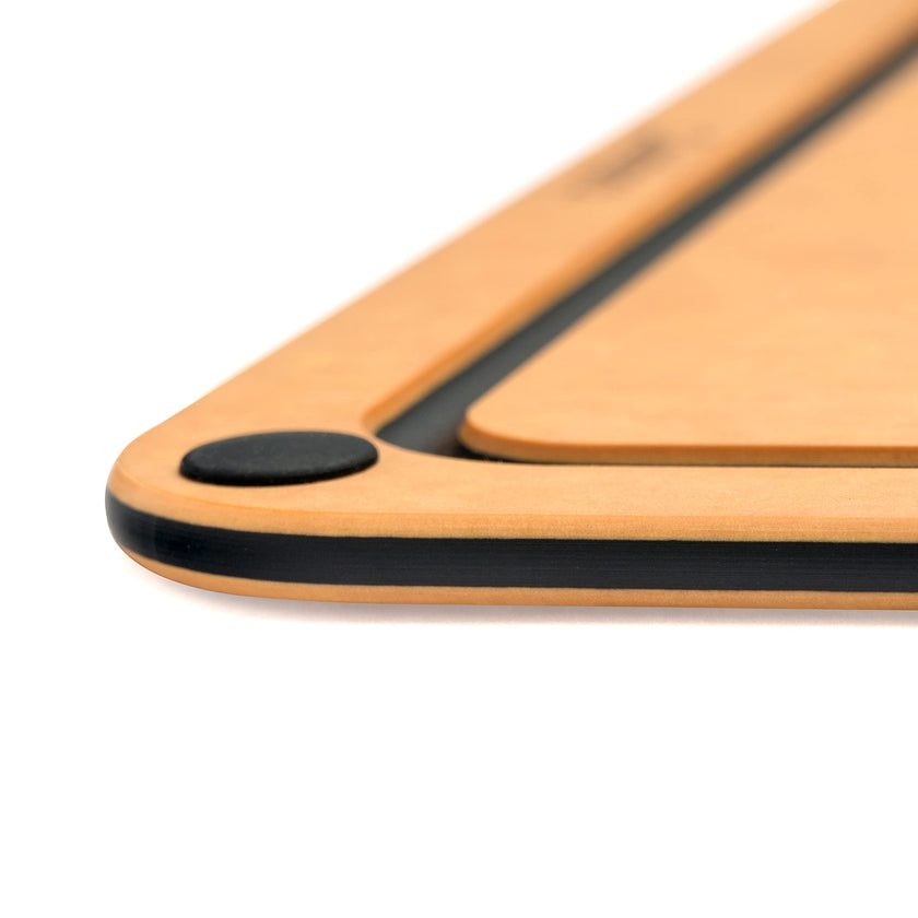 Cuisipro - Fibre Wood Board w/Silicon feet 30.5x22.9x0.6cm,Natural