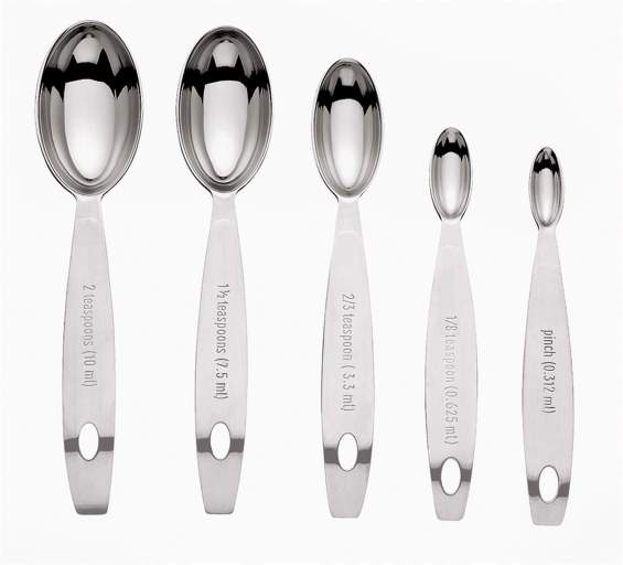 Cuisipro - Measuring Spoons Odd-Sizes SS 5pc/Set