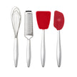 Cuisipro - PICCOLO Baking Set Red (Grater, Whisk, Spatula, Turner)