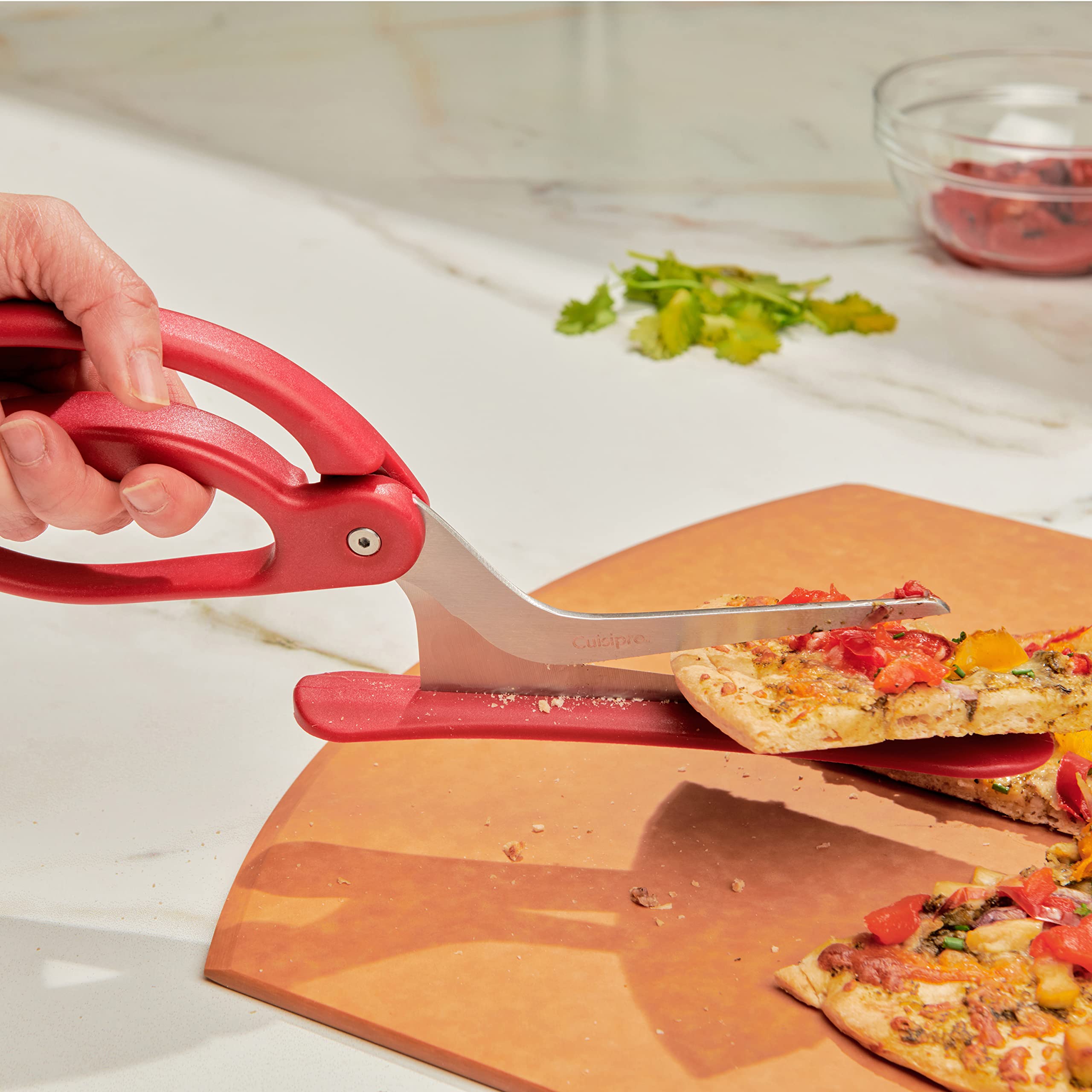 Cuisipro - Pizza Shears, Red 11.7x1.4x4.64