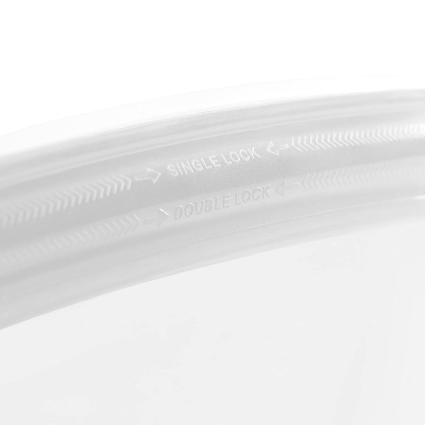 Cuisipro - Sacs réutilisables à pied, 1300 ml, transparents