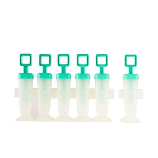 Cuisipro - SNAP-FIT Square Pop Mold 2.9oz/85ml Set of 6 Turquoise