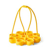 Cuisipro - Silicone Egg Rack, Yellow 6.25x6.25x0.75
