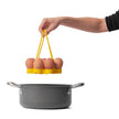 Cuisipro - Silicone Egg Rack, Yellow 6.25x6.25x0.75