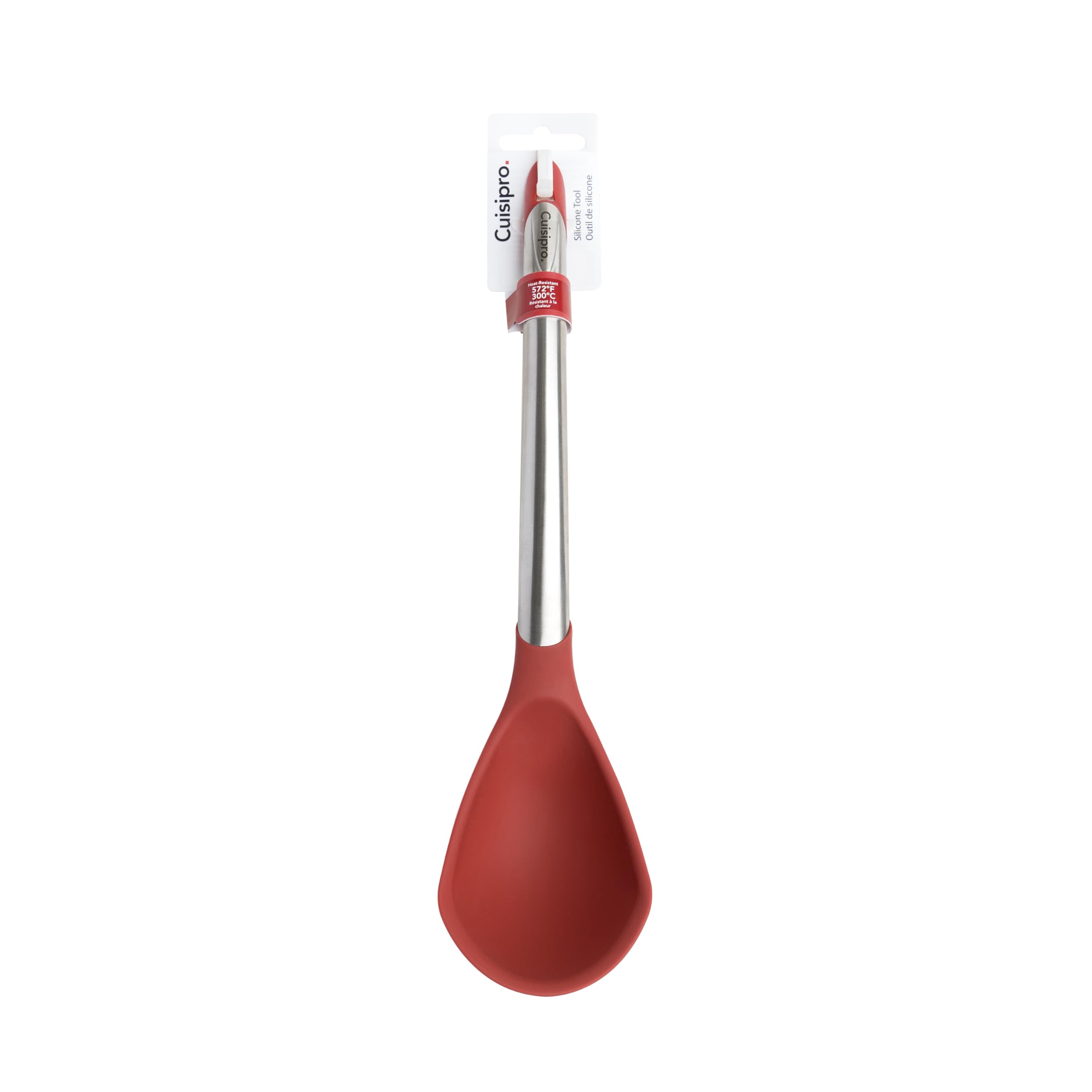 Cuisipro - Cuillère à soupe en silicone 31 cm rouge (LFGB Silicone)