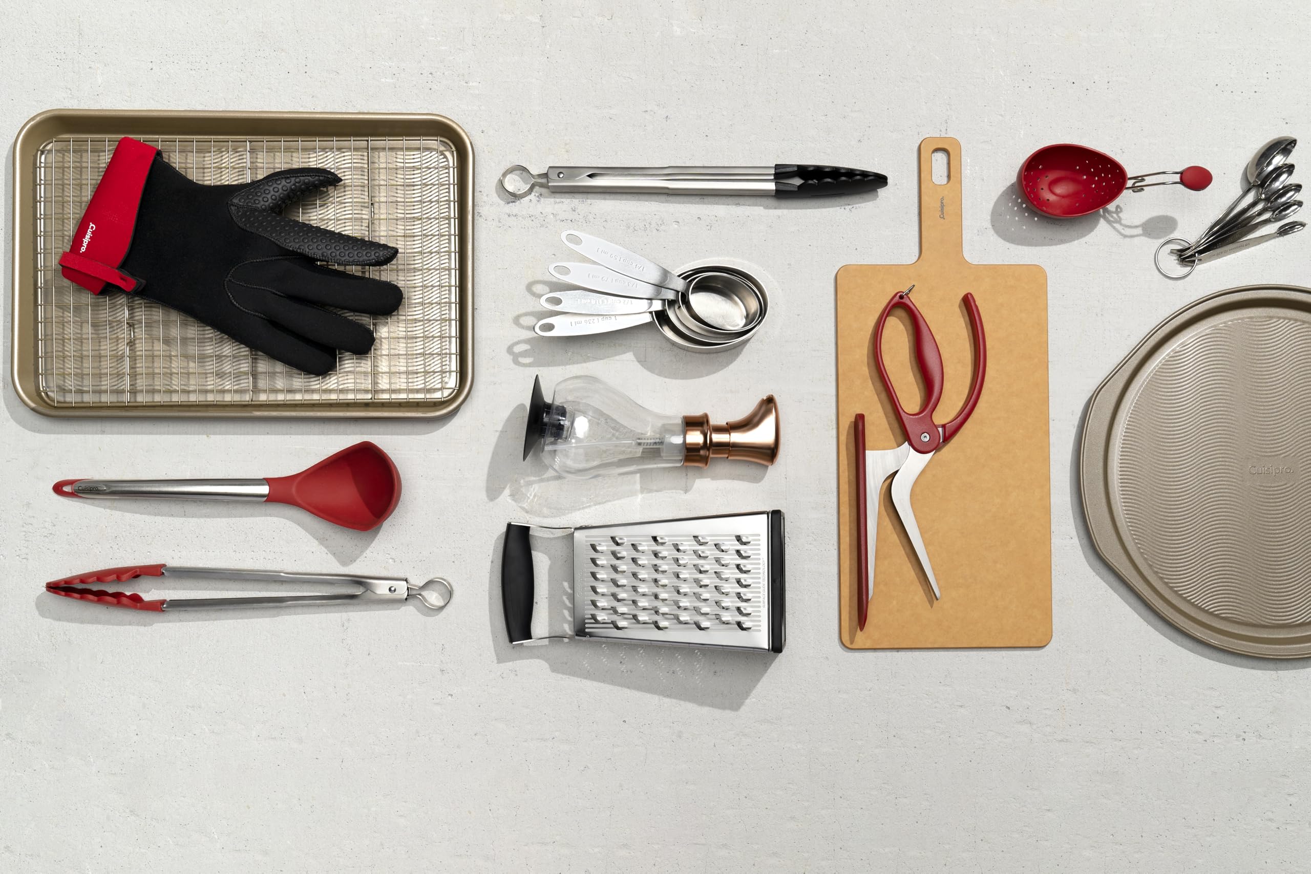Cuisipro - Cuillère à soupe en silicone 31 cm rouge (LFGB Silicone)