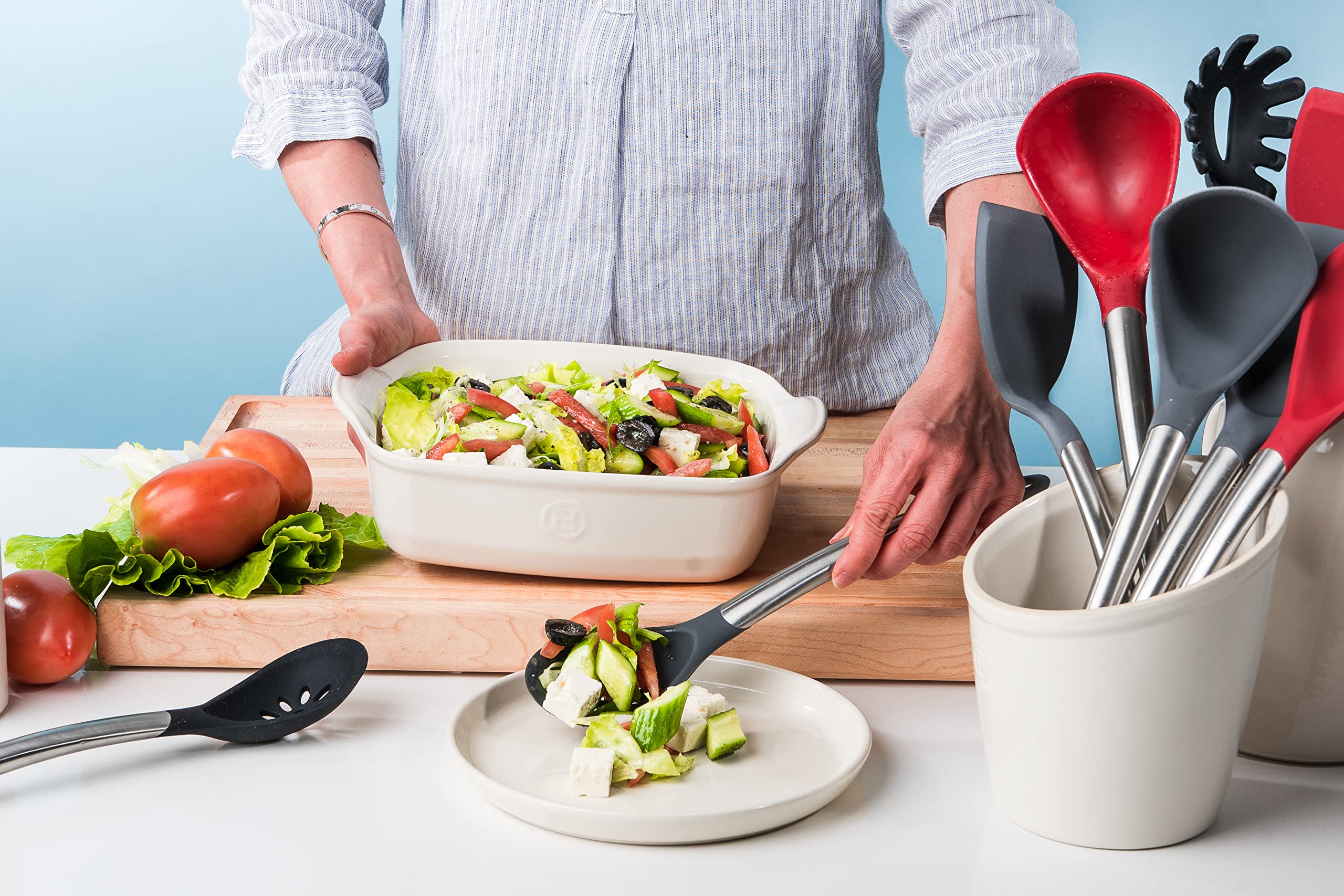 Cuisipro - Silicone Slotted Spoon 12