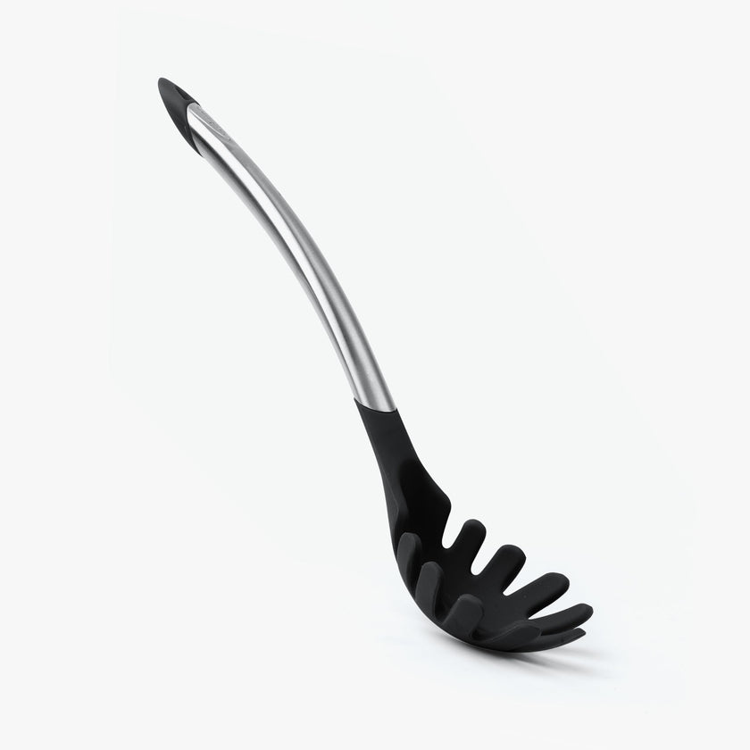 Cuisipro - Cuillère à spaghetti en silicone 31 cm (12,25 po) noire (silicone LFGB)