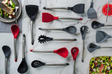 Cuisipro - Cuillère à spaghetti en silicone 31 cm (12,25 po) noire (silicone LFGB)
