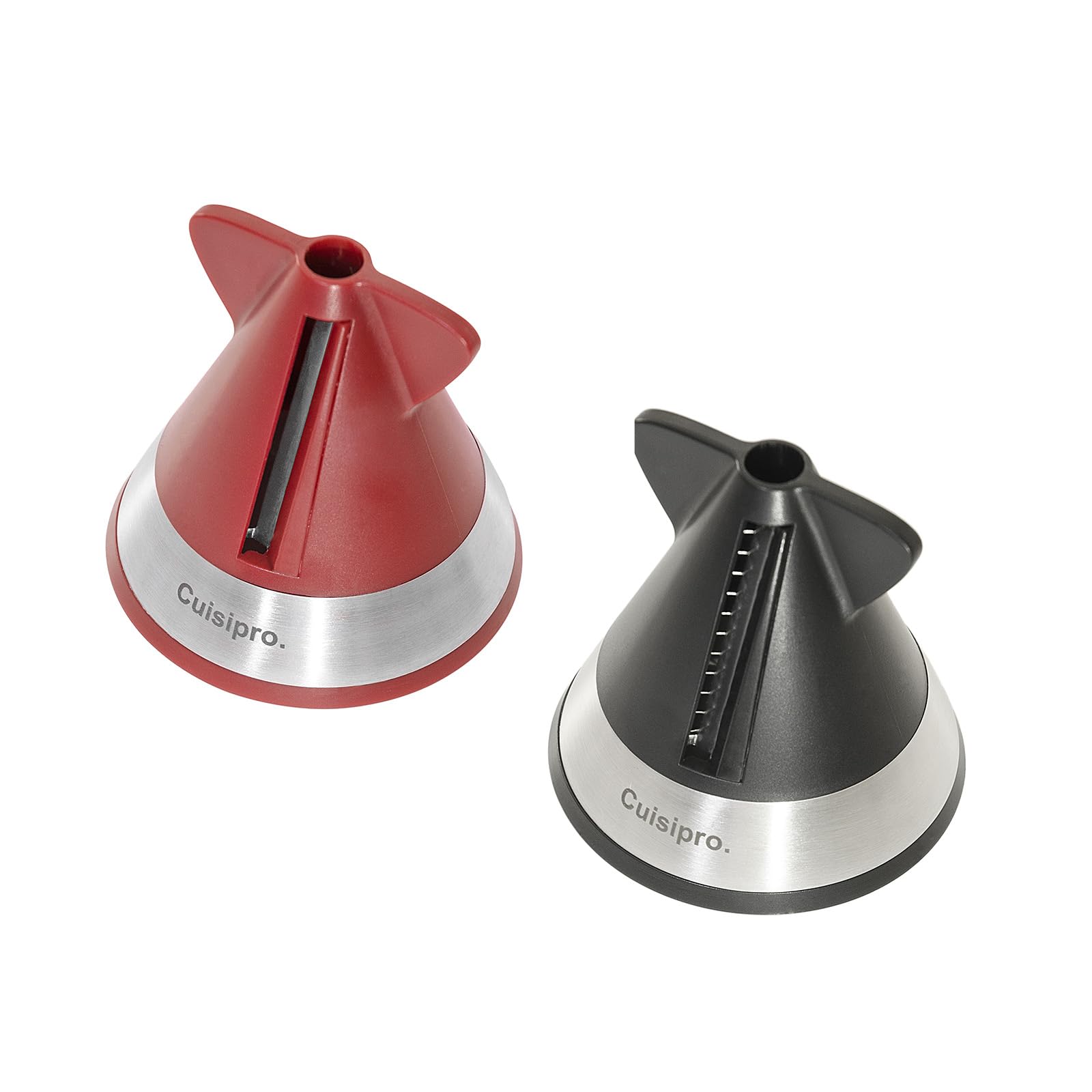Cuisipro - Spiral Cutter Set of 2 Red & Black, Each Dia 74x70mm