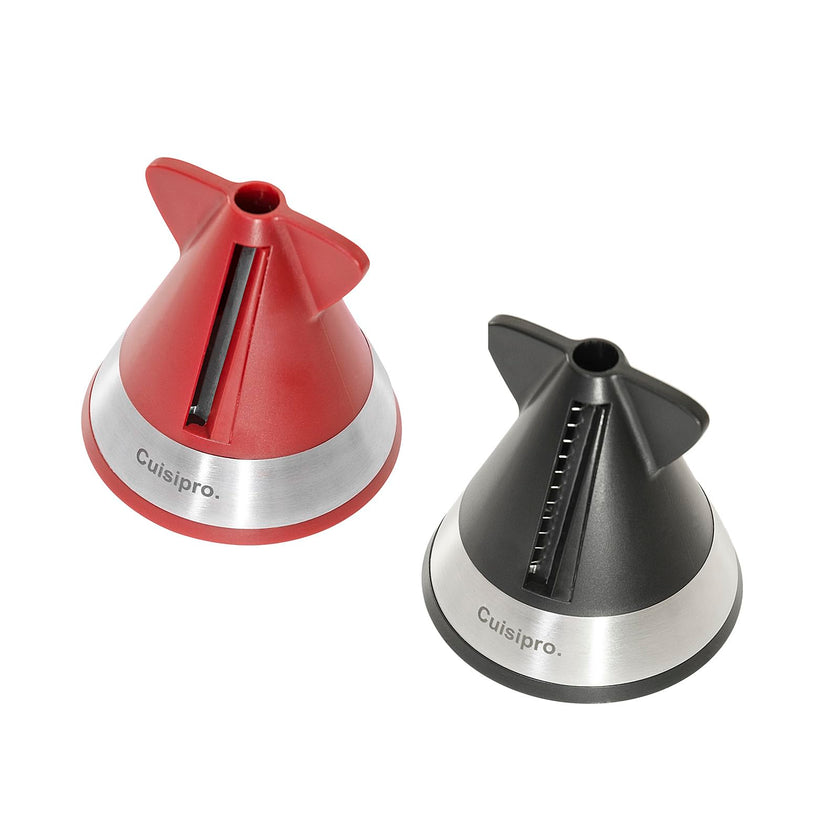Cuisipro - Spiral Cutter Set of 2 Red & Black, Each Dia 74x70mm